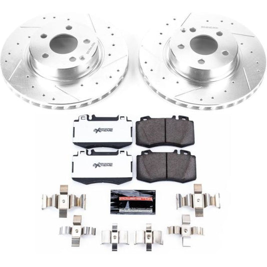 Power Stop 04-06 Mercedes-Benz E500 Front Z26 Street Warrior Brake Kit