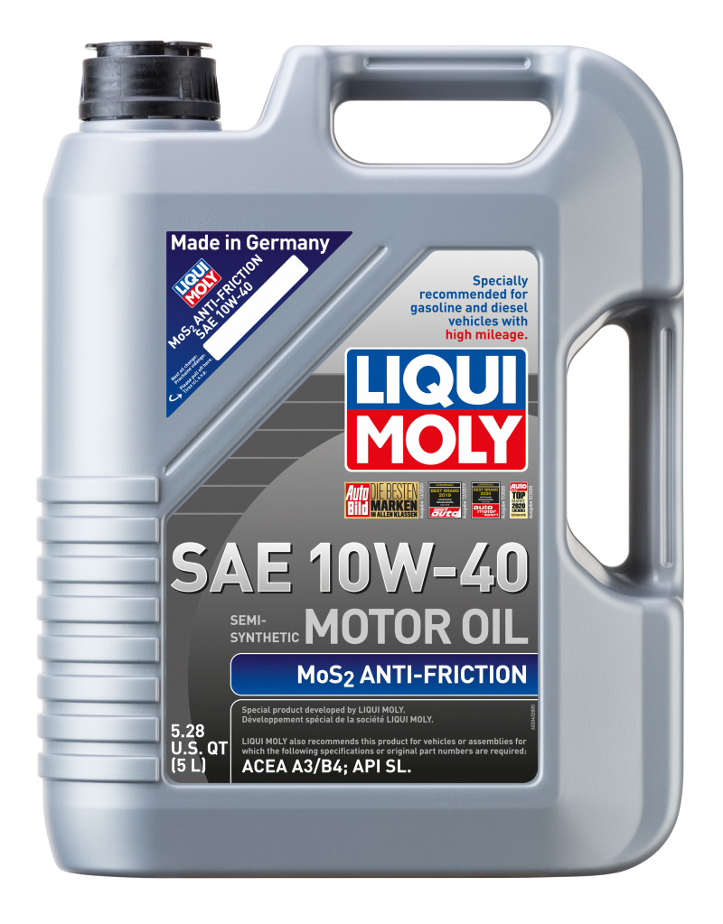 LIQUI MOLY 5L MoS2 Anti-Friction Motor Oil 10W40