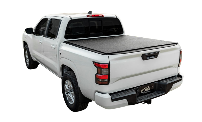 Access 2022+ Nissan Frontier 5ft Bed (w/ or w/o utili-track) LOMAX Trifold Bed Cover - Matte Black