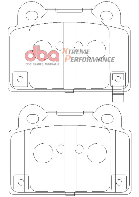 DBA 08-14 Mitsubishi EVO XP650 Rear Brake Pads
