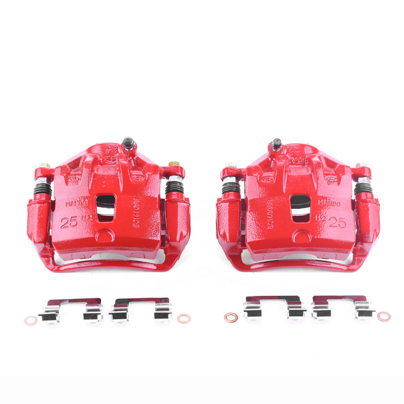 Power Stop 10-13 Kia Soul Front Red Calipers w/Brackets - Pair