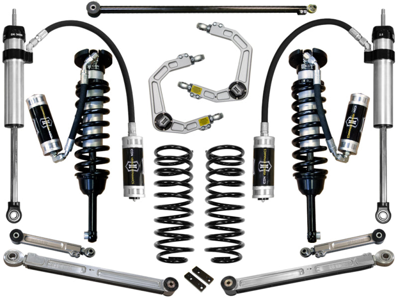 ICON 2010+ Toyota FJ/4Runner 0-3.5in Stage 6 Suspension System w/Billet Uca