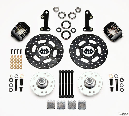 Wilwood Dynalite Single Front Drag Kit Drilled Rotor 67-69 Camaro 64-72 Nova Chevelle