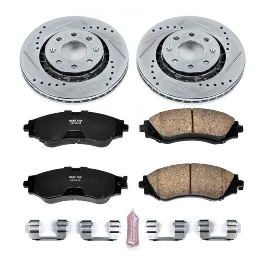 Power Stop 04-11 Chevrolet Aveo Front Z23 Evolution Sport Brake Kit