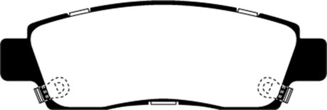 EBC 03-05 Chevrolet SSR 5.3 Redstuff Rear Brake Pads