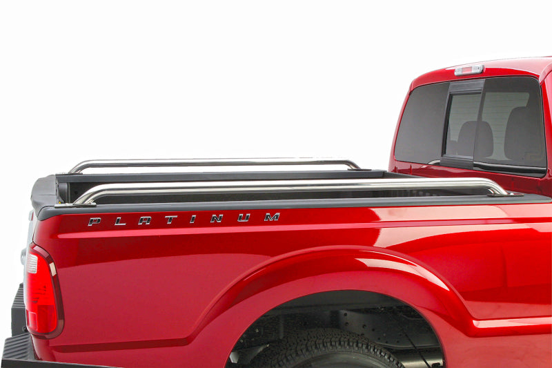 Go Rhino 97-14 Ford F-150 Stake Pocket Bed Rails - Chrome