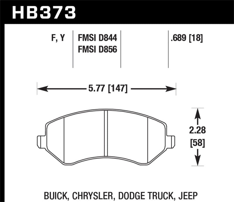 Hawk HPS Street Brake Pads