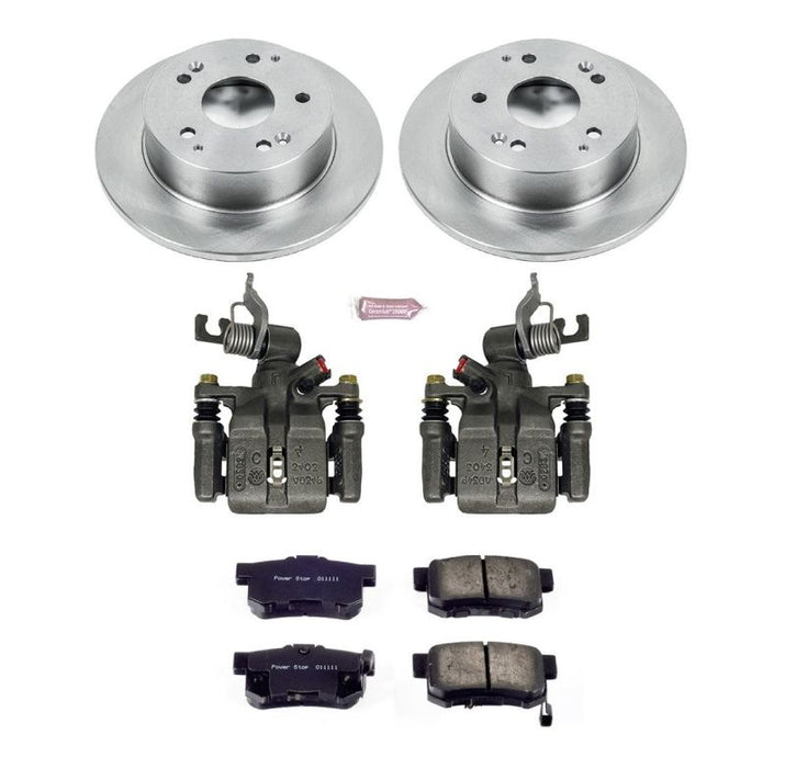 Power Stop 98-02 Honda Accord Rear Autospecialty Brake Kit w/Calipers