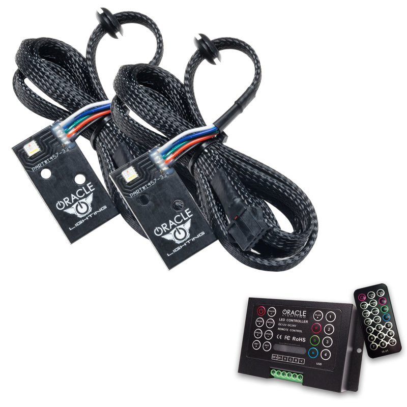 Oracle 14-21 Infiniti Q50 RGB+W Headlight DRL Upgrade Kit - ColorSHIFT w/ 2.0 Cntrl