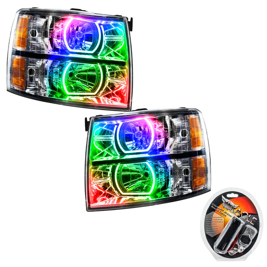 Oracle 07-13 Chevrolet Silverado SMD HL - Square Style - ColorSHIFT SEE WARRANTY