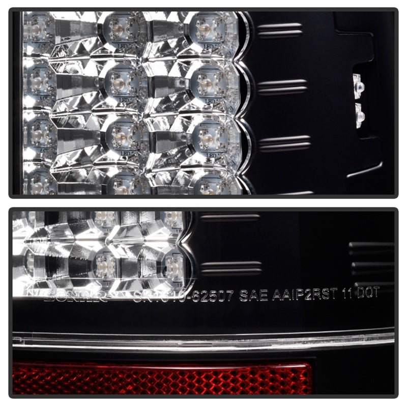 Spyder Ford Super Duty 08-15 Version 2 LED Tail Lights Black ALT-YD-FS07-LED-G2-BK