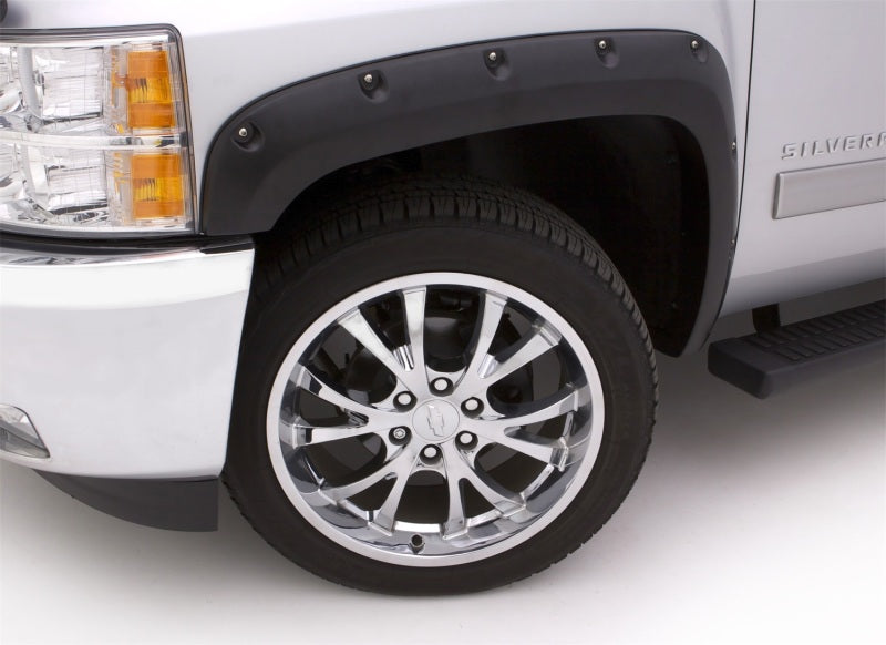 Lund 17-20 Chevy Colorado 5ft. (Excl. ZR2) RX-Rivet Smooth Elite Series Fender Flares - Blk (2 Pc.)