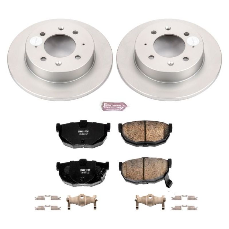 Power Stop 04-09 Kia Spectra Rear Z17 Evolution Geomet Coated Brake Kit