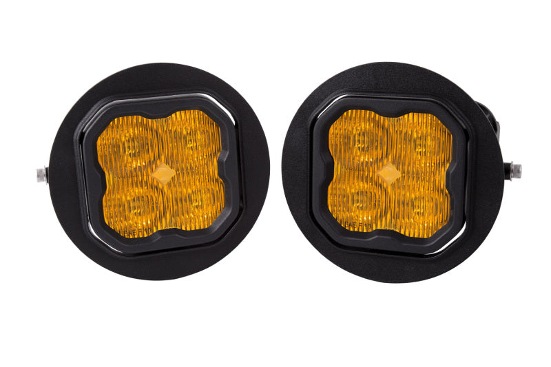 Diode Dynamics SS3 LED Pod Max Type FT Kit - Yellow SAE Fog