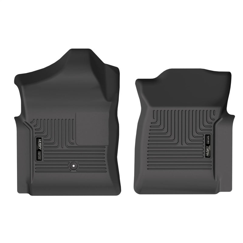 Husky Liners 99-06 Chevrolet Silverado 1500 Standard Cab WeatherBeater Front Floor Liners (Black)