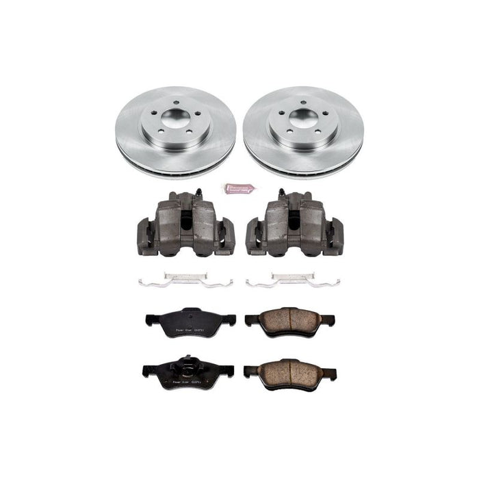 Power Stop 05-10 Ford Escape Front Autospecialty Brake Kit w/Calipers