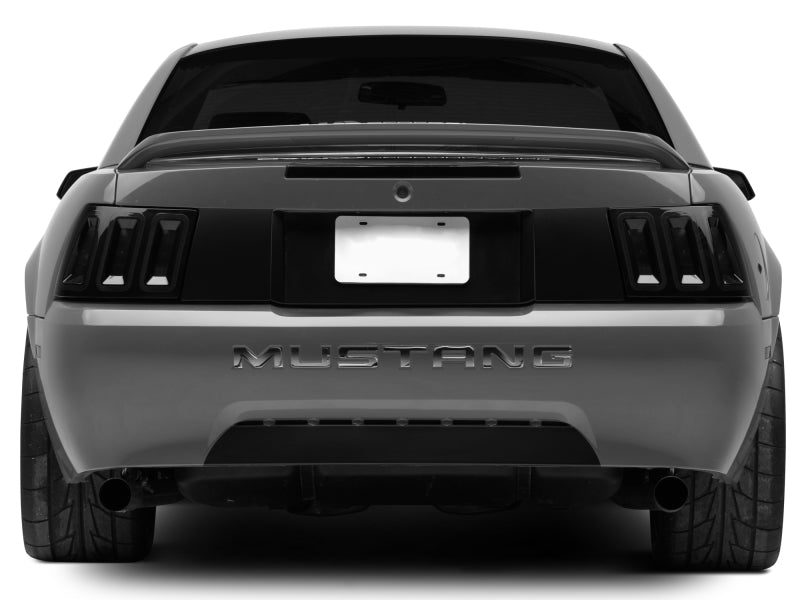 Raxiom 99-04 Ford Mustang Excluding 99-01 Cobra Icon LED Tail Lights- Black Housing (Smoked Lens)