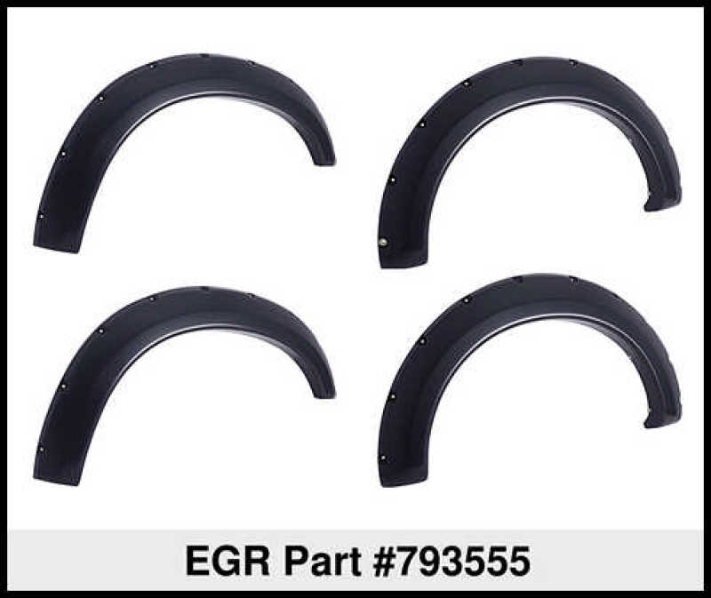 EGR 19-22 Ford Ranger Traditional Bolt-On Look Fender Flares With Black-Out Bolt Kit Set Of 4