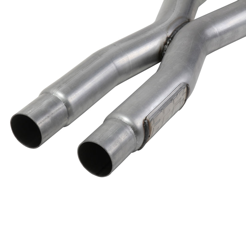 BBK 15-20 Ford Mustang GT 5.0L Resonator Delete X-Pipe (For Use w/Shorties Or Stock Manifolds)