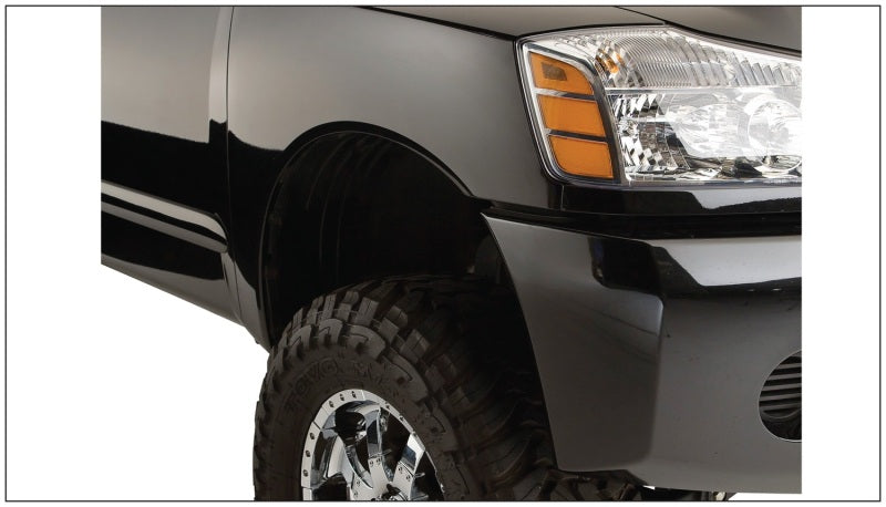 Bushwacker 04-15 Nissan Titan Pocket Style Flares 4pc 67.1/78.9/84/96in - Black