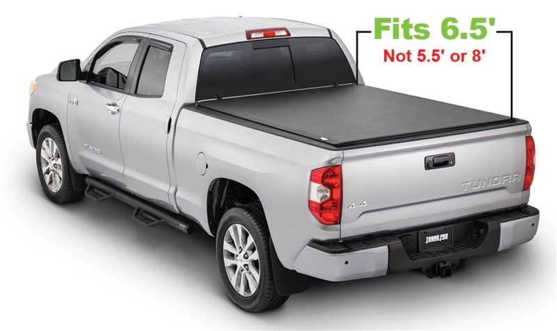 Tonno Pro 07-19 Toyota Tundra 6.5ft Fleetside Lo-Roll Tonneau Cover