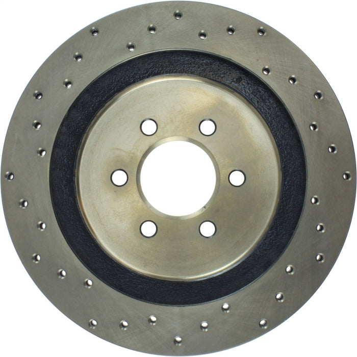 StopTech 92-02 Dodge Viper Drilled Rear Left Cryo Rotor