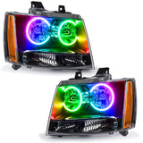 Oracle 07-13 Chevrolet Avalanche Pre-Assembed SMD Headlights - ColorSHIFT w/o Cntrl