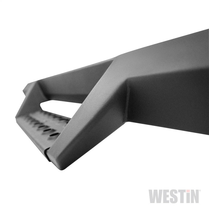 Westin/HDX 16-18 Nissan Titan XD Crew / 17-18 Titan Crew Cab Drop Nerf Step Bars - Textured Black