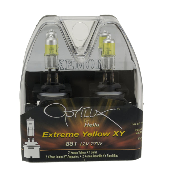 Hella Optilux 881 12V Xenon Yellow XY Bulb