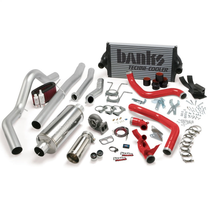 Banks Power 94-97 Ford 7.3L CCLB Man PowerPack System - SS Single Exhaust w/ Chrome Tip