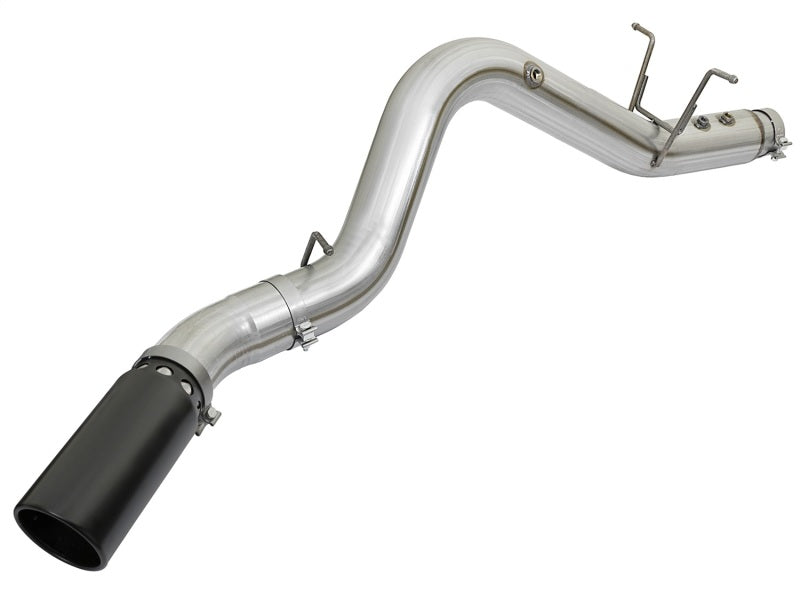 aFe ATLAS 5in DPF-Back Aluminized Steel Exhaust System GM Diesel Trucks 2017 V8 6.6L (td) L5P