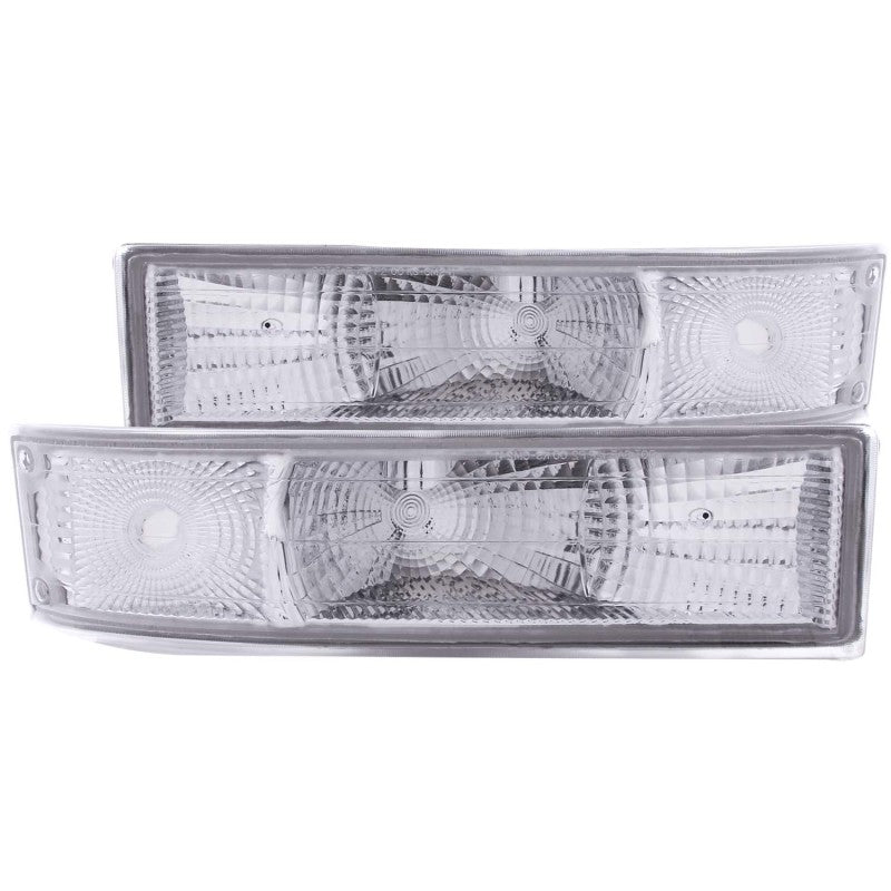 ANZO 1995-2005 Chevrolet Astro Van Euro Parking Lights Chrome