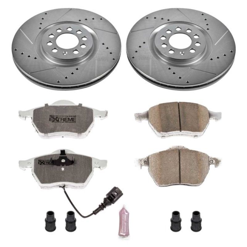 Power Stop 99-06 Audi TT Front Z26 Street Warrior Brake Kit