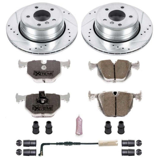 Power Stop 06-07 BMW 530xi Rear Z26 Street Warrior Brake Kit