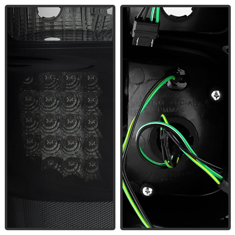xTune Mc Yukon/Yukon Denali 07-14 LED Tail Lights Black Smoked ALT-JH-CSUB07-LED-G2-BSM