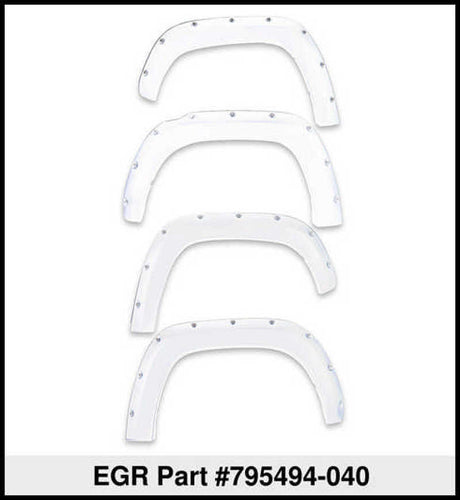 EGR 14+ Toyota Tundra Bolt-On Look Color Match Fender Flares - Set - Color MatchSuper White