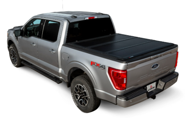 LEER 2016+ Nissan Titan HF350M 5Ft 6In w/o Utili-Track Tonneau Cover - Folding Full Size Short Bed