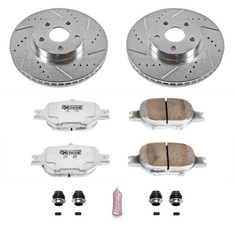 Power Stop 05-10 Scion tC Front Z26 Street Warrior Brake Kit