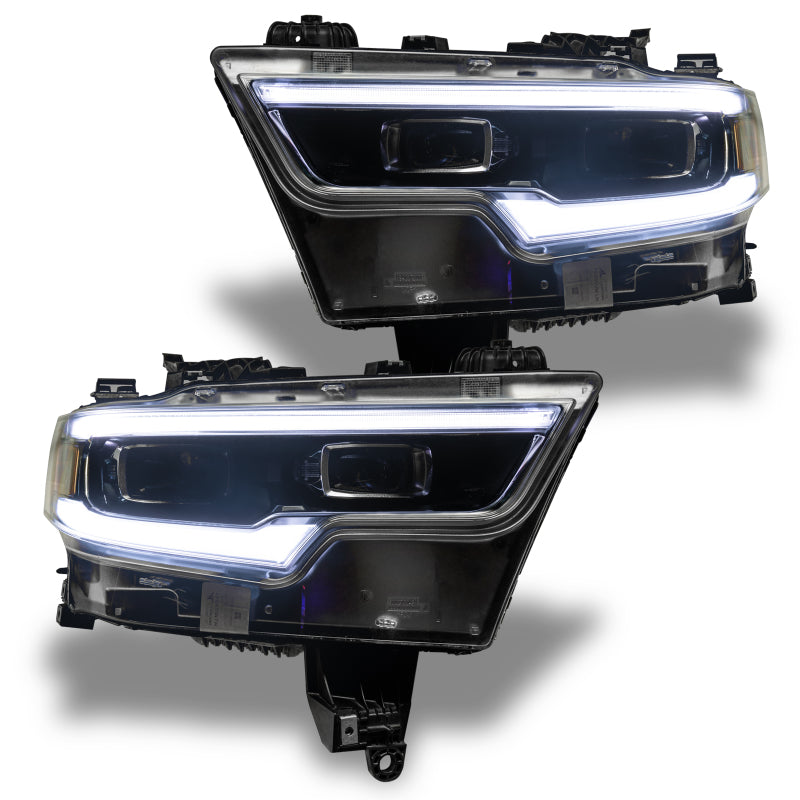 Oracle 19-21 RAM 1500 Projector LED Headlight DRL Kit - ColorSHIFT RGBW+A w/o Cntrl