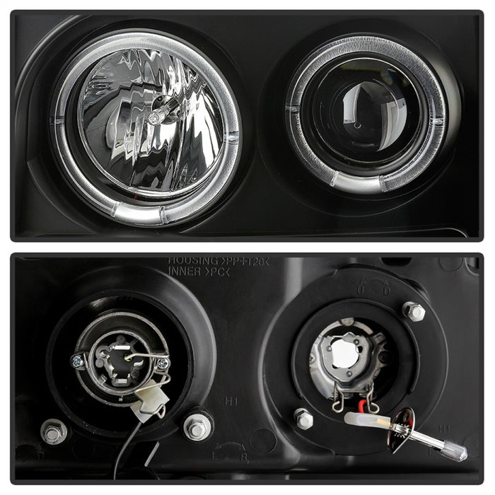 Spyder GMC Sierra 1500/GMC Sierra Denali 08-13 Projector LED Halo- LED All Blk PRO-YD-GS07-HL-BKV2