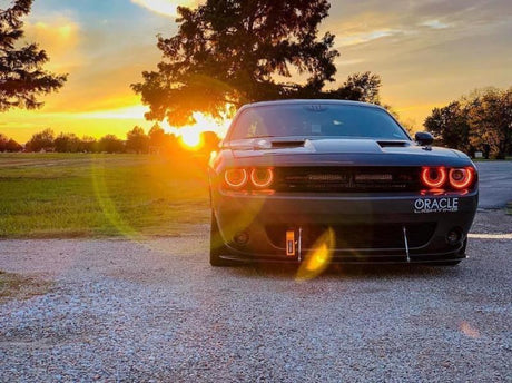 Oracle 15-21 Dodge Challenger RGB+W Headlight DRL Upgrade Kit - ColorSHIFT - BC1