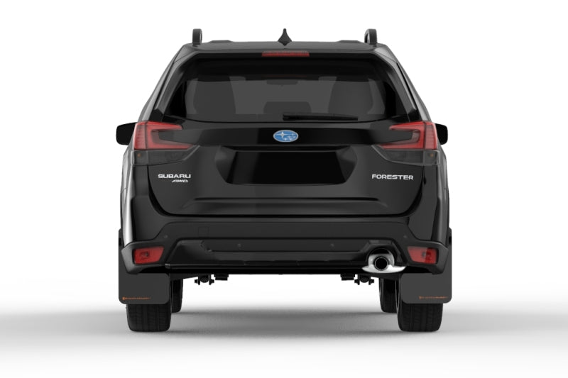 Rally Armor 19-21 Subaru Forester Black UR Mud Flap w/ Orange Logo