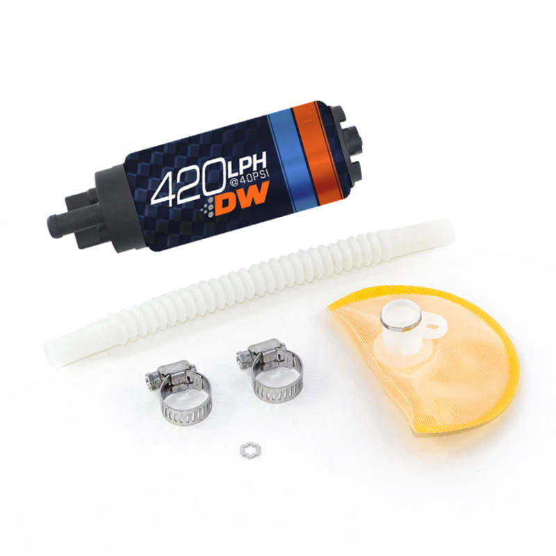 Deatschwerks DW420 Series 420lph In-Tank Fuel Pump w/ Install Kit For Mazda RX-8 04-08