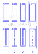 King Infiniti/Nissan 181CI 3.0L VG30DE/TT V6/122CI 2.0L VG20DET V6 (Size +0.25) Main Bearing Set