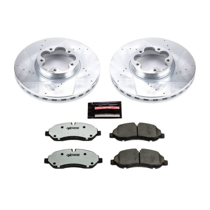 Power Stop 15-18 Ford Transit-350 HD Front Z36 Truck & Tow Brake Kit