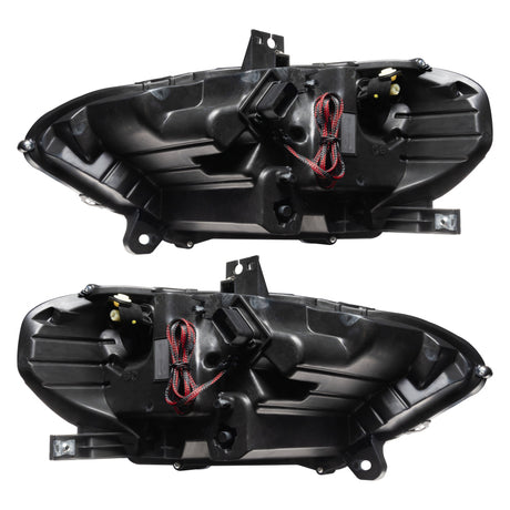 Oracle Lighting 18-23 Ford Mustang Dynamic ColorSHIFT LED Headlights - Black Series