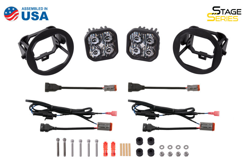 Diode Dynamics SS3 Pro Type FT Kit ABL - Yellow SAE Fog