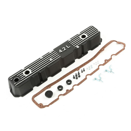 Omix Black Aluminum Valve Cover Kit 4.2L 81-86 CJ