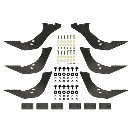 Westin 99-16 Ford F-250/350/450/550HD Reg/Supr Cab/Crew Premier Oval Nerf Step Bar Mount Kit - Blk