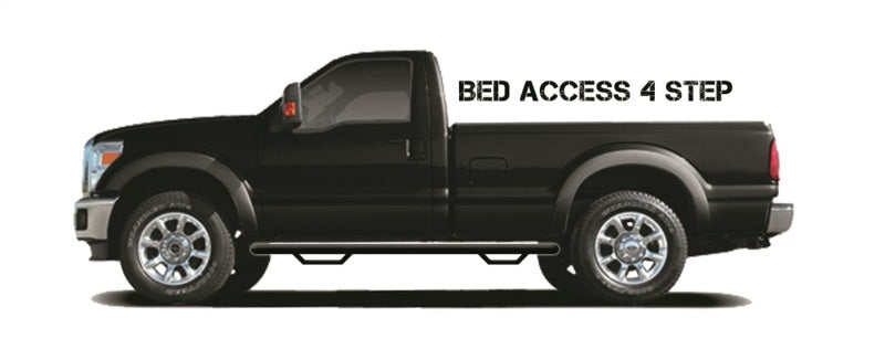 N-Fab Nerf Step 11-14 Chevy-GMC 2500/3500 Regular Cab 8ft Bed - Tex. Black - Bed Access - 3in